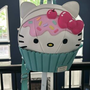 Beautiful authentic Hello Kitty backpack purse. Brand new.